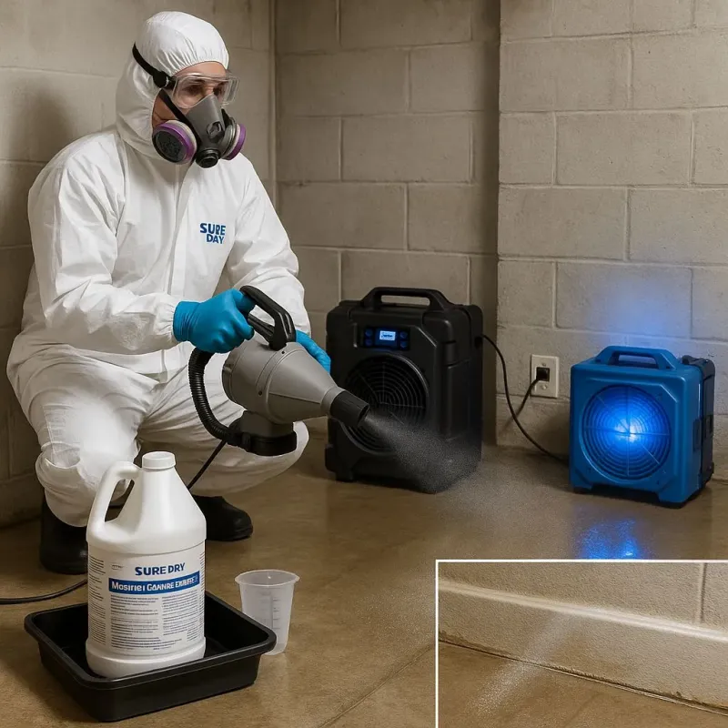 Sanitization and Odor Removal process in Belle Glade Camp, FL